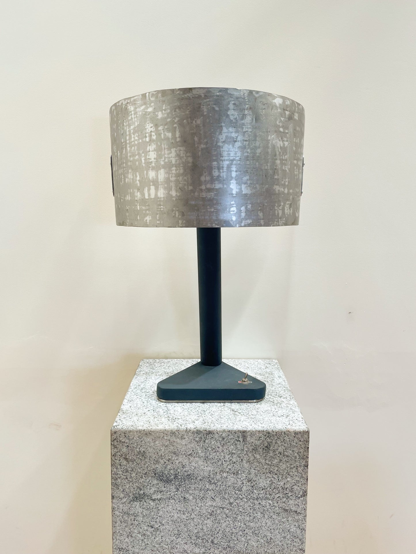 Brutalist Steel Lamp