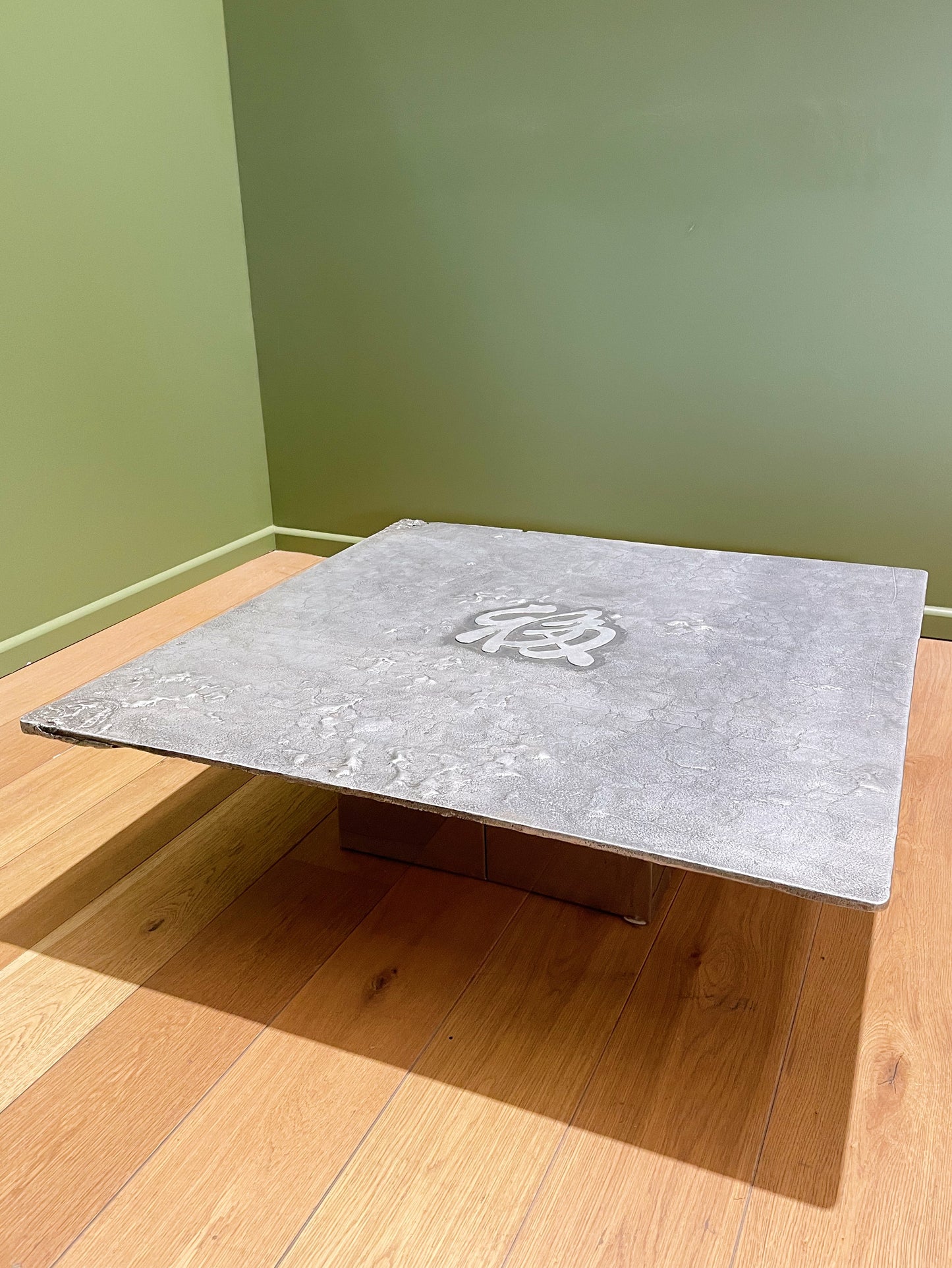 Brutalist Coffee Table, Belgian 1970s