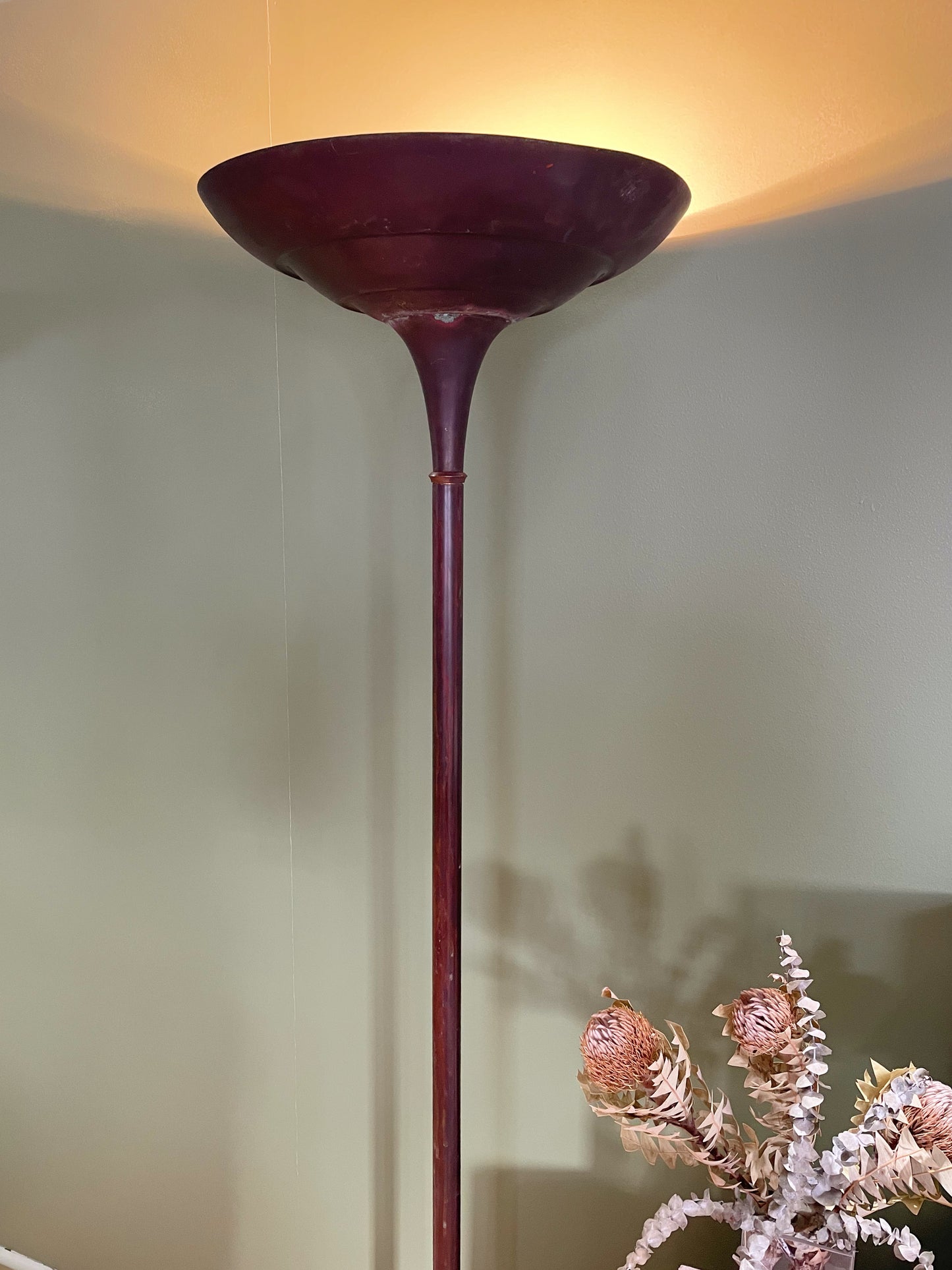 Pair of French Brass Floor Lamps