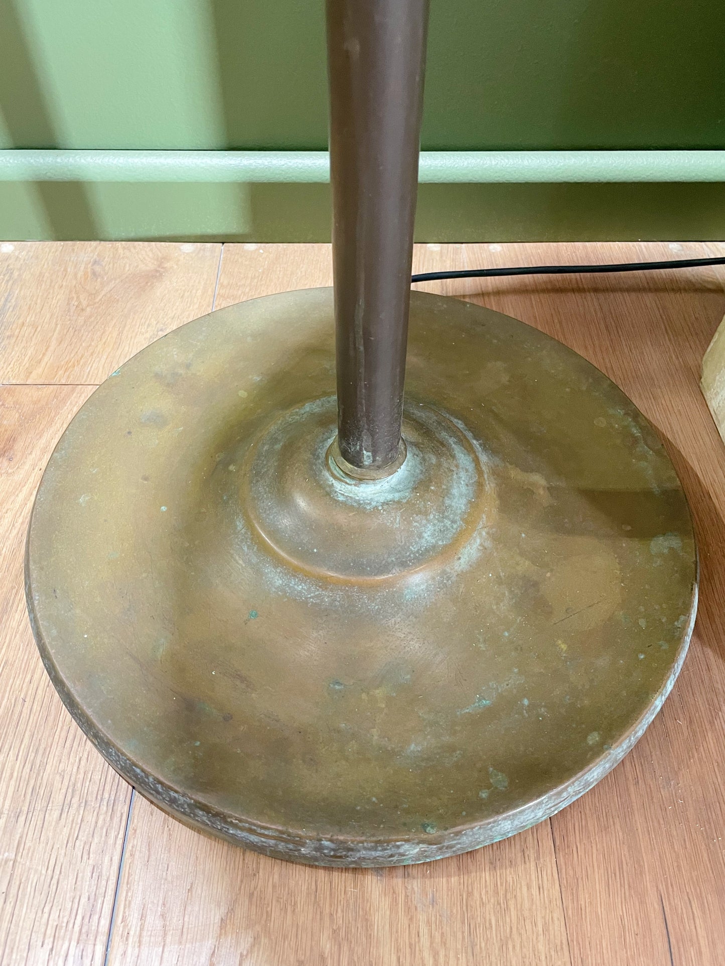 Pair of French Brass Floor Lamps