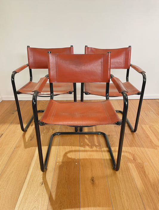 MG5 Centro Studio Cantilevered Chairs by Matt Stam, 1970s