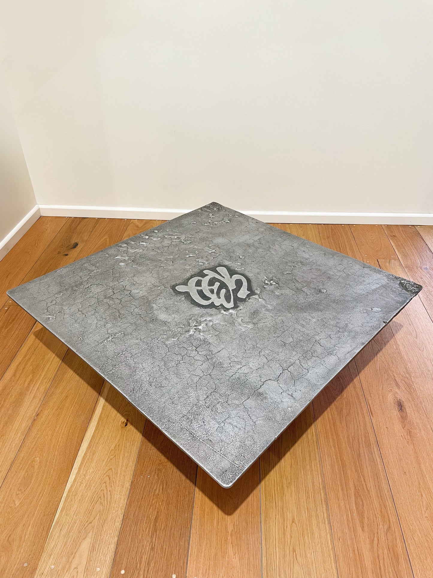 Brutalist Coffee Table, Belgian 1970s